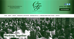 Desktop Screenshot of christuckerfoundation.org